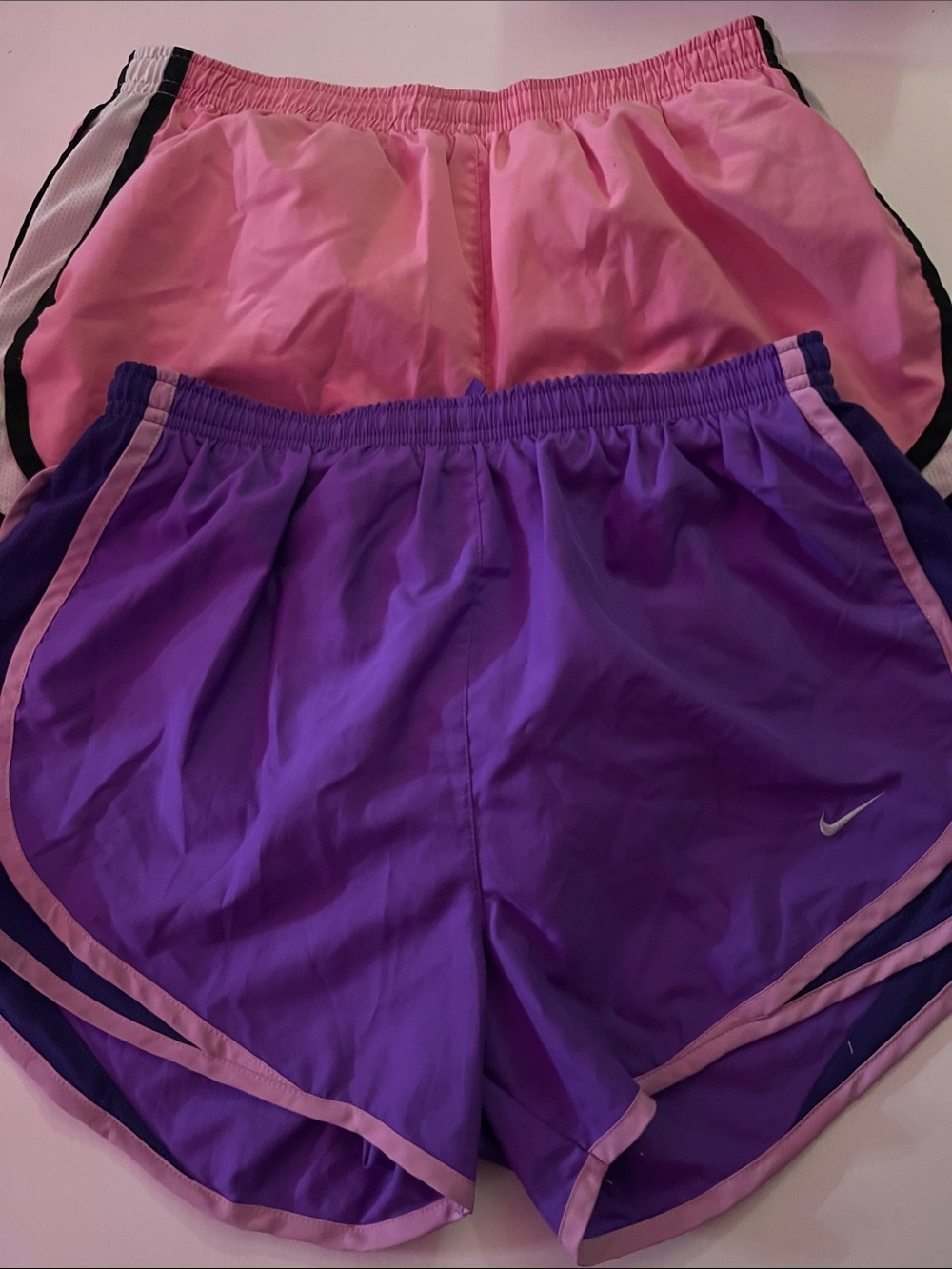 Nike Dri-Fit Women’s Purple and Pink Athletic Shorts